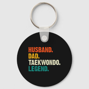 Husband Dad Taekwondo Legend - Taekwondo Karate Keychain