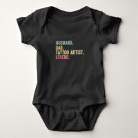 Husband Dad Tattoo Artist Legend Mens Vintage