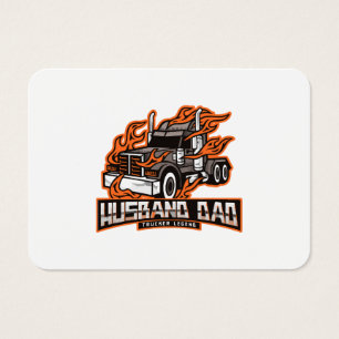 Husband Dad Trucker Legend
