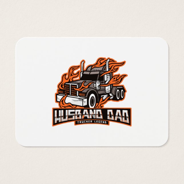Husband Dad Trucker Legend  (Front)