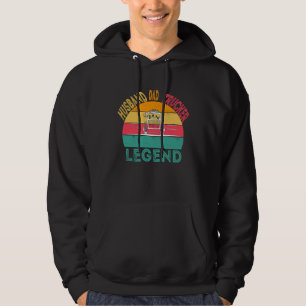 Husband Dad Trucker Legend Men driver daddy truck Hoodie
