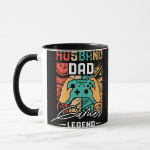 Husband Dad Video Game Legend  Mug