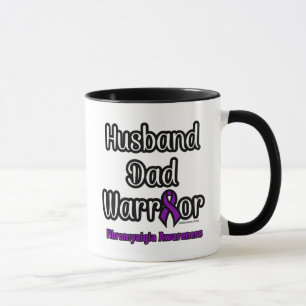Husband Dad Warrior...Fibro Mug