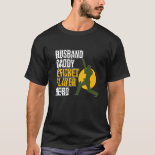 Husband Daddy Cricket Player Sports   Team Coach G T-Shirt
