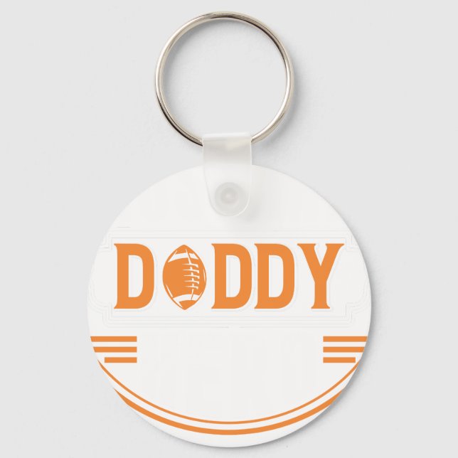 Husband Daddy Hero Keychain (Front)