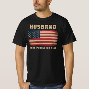Husband Daddy Protector Hero T-Shirt