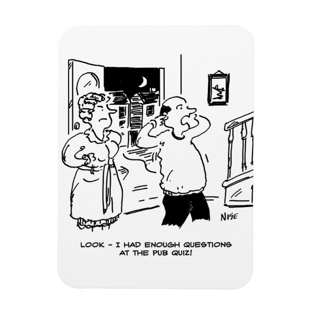 Husband Doesn't Want Questioning Magnet (Vertical)