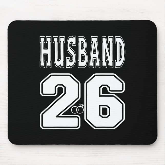 Husband East. 2026  Mouse Pad (Front)