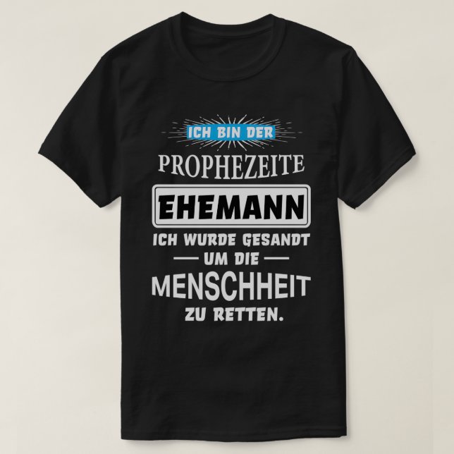 Husband family dad father fathers day anniversary T-Shirt (Design Front)
