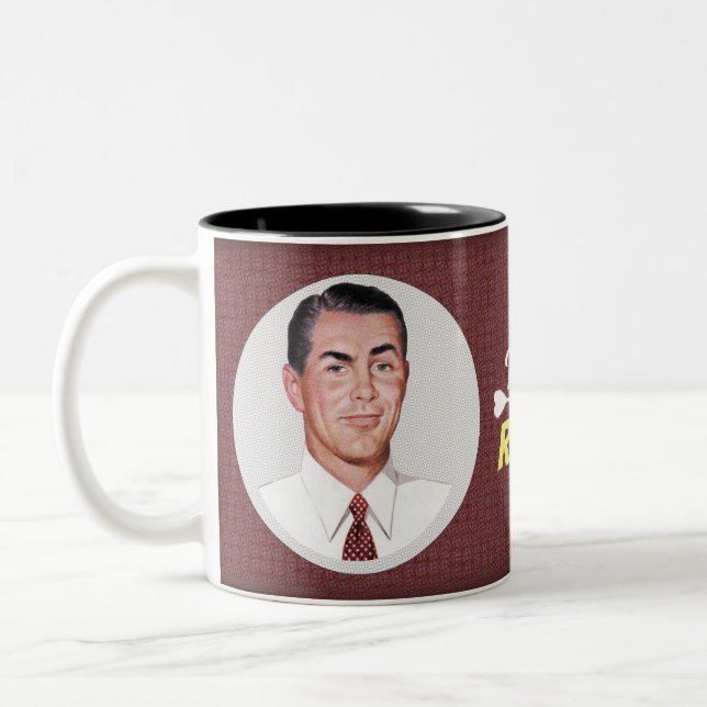 Husband - Father - Runner of Errands Two-Tone Coffee Mug (Left)