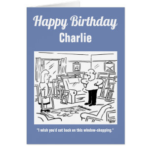 Husband Finds His Wife Still Window-Shopping