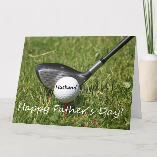 husband   Happy Father's Day Card (Front)