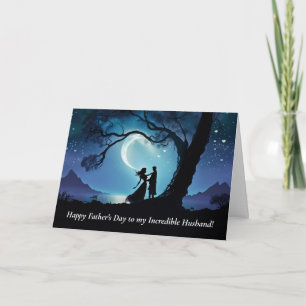 Husband Happy Fathers Day Romantic Couple  Card