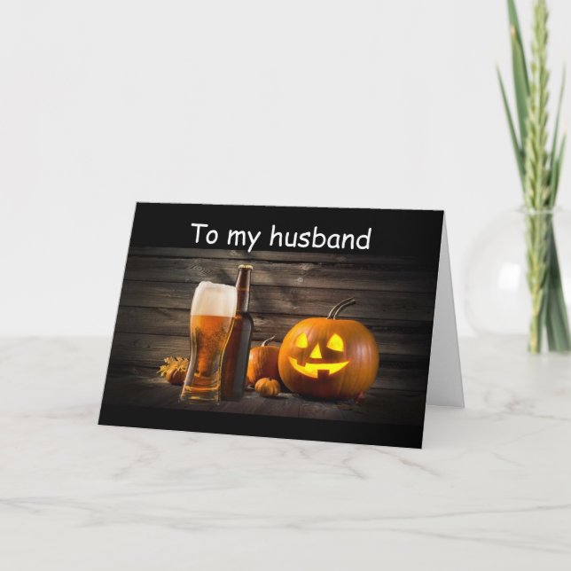 HUSBAND "I ONLY WANT TO CELEBRATE WITH YOU" CARD (Front)