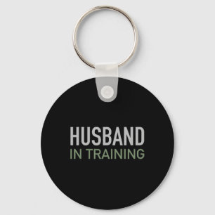 Husband In Training Funny Groom Gift Engagement St Keychain