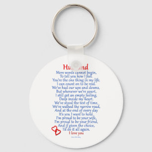Husband Love Keychain