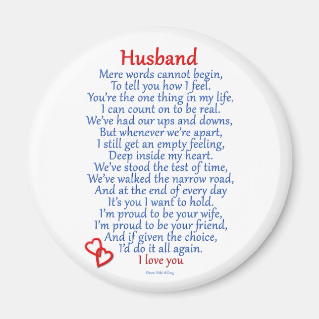 Husband Love Magnet (Front)