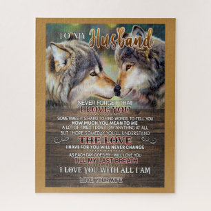 Husband Lovers To My Husband I Loved You Jigsaw Puzzle