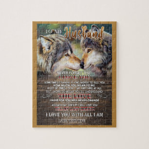Husband Lovers   To My Husband I Loved You Jigsaw Puzzle