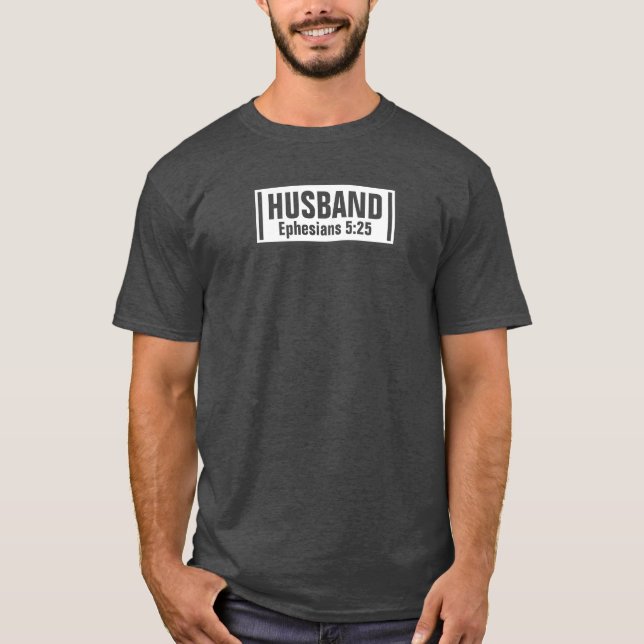 Husband - Men's Basic Dark T-Shirt (Front)