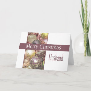 Husband Merry Christmas Holiday Card