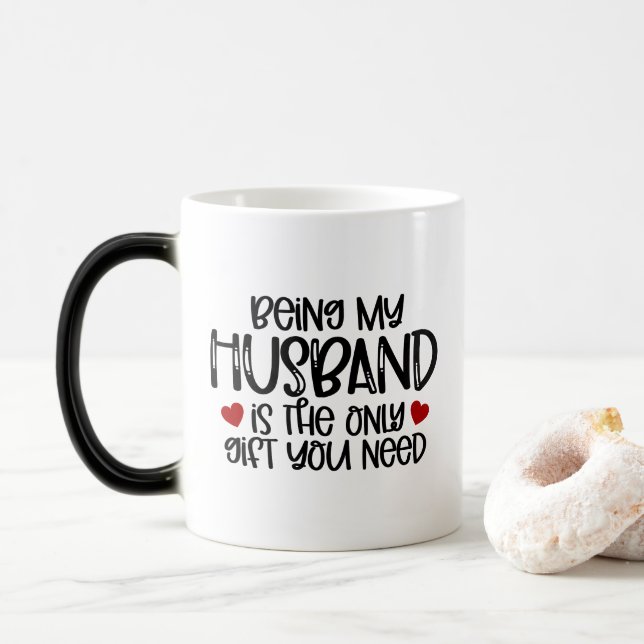 Husband  -Monogram Mug (With Donut)