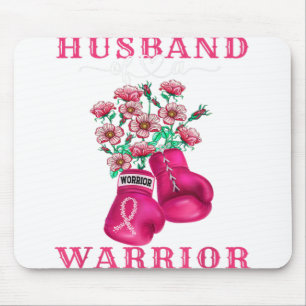 Husband Of A Warrior Breast Cancer Awareness Suppo Mouse Pad