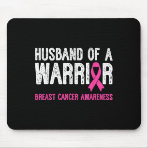 Husband Of A Warrior Breast Cancer Awareness Suppo Mouse Pad