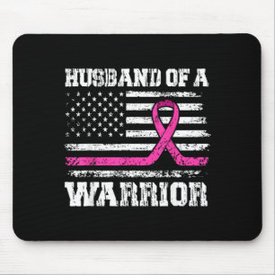 Husband Of A Warrior Breast Cancer Awareness Suprt Mouse Pad