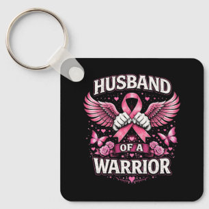 Husband of a Warrior Keychain