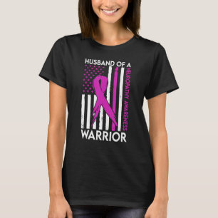 Husband Of A Warrior Neuropathy Awareness Support  T-Shirt