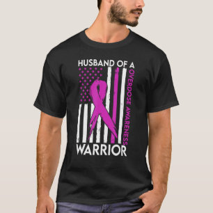 Husband Of A Warrior Overdose Awareness Support Sq T-Shirt