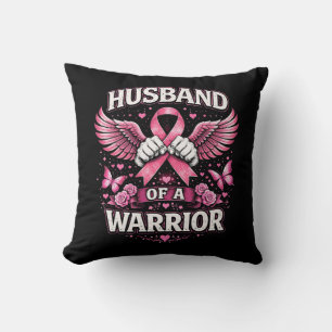 Husband of a Warrior Throw Pillow