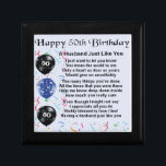 Husband Poem - 50th Birthday Gift Box<br><div class="desc">A great gift for a husband on his 50th birthday.</div>