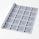 Husband Poem - 50th Birthday Wrapping Paper<br><div class="desc">A great gift for a husband on his 50th birthday.</div>