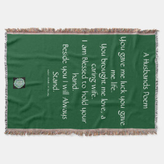 Husband Poem Blanket
