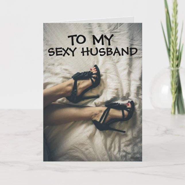 HUSBAND ROMANTIC NAUGHTY ANY OCCASION CARD (Front)