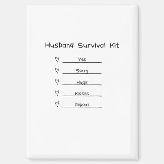 Husband Survival Kit cute Magnet