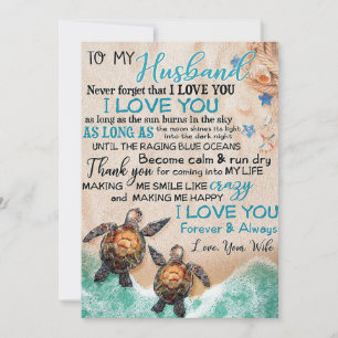 Husband To My Husband Turtle Save The Date