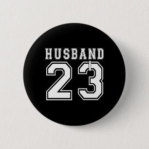 Husband Wife 2023 Matching Engagement Party 2 Inch Round Button