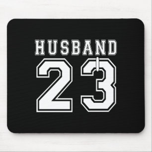 Husband Wife 2023 Matching Engagement Party Mouse Pad