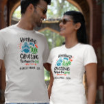 Husband Wife Cruising Partners Honeymoon  T-Shirt<br><div class="desc">This design may be personalized in the area provided by changing the photo and/or text. Or it can be customized by clicking Personalize this Template and then choosing the click to customize further option and delete or change the colour of the background, add text, change the text colour or style,...</div>