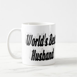 Husband with black half text coffee mug