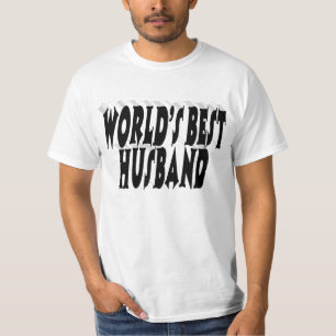 Husband with black text T-Shirt