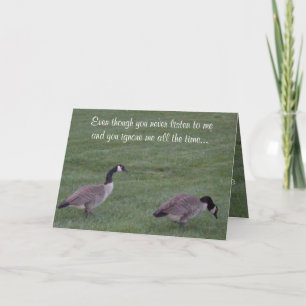 HUSBAND YOU NEVER LISTEN FATHERS DAY CARD