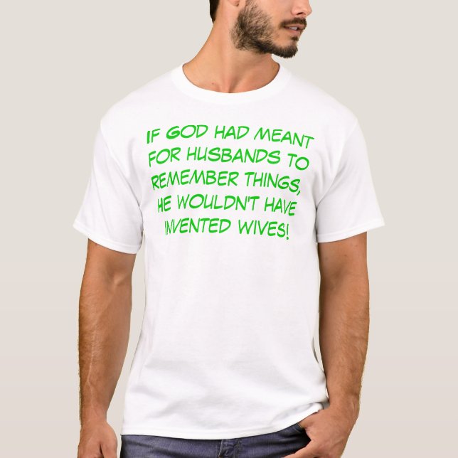 Husbands and Memory T-Shirt (Front)