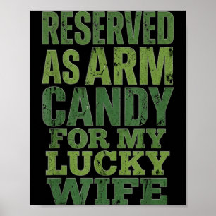 Husband's girlfriend couple lucky wife arm candy poster