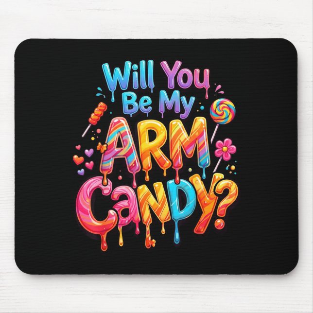 Husband's girlfriend couple will be arm candy mouse pad (Front)