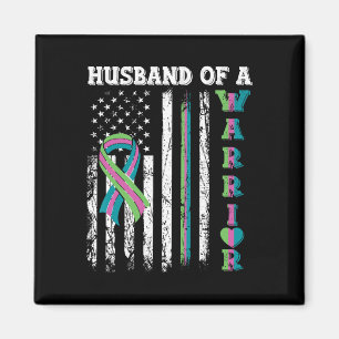 Husbynd Of A Warrior Metastatic Breast Cancer Usa Magnet