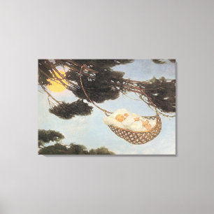 Hush-a-Bye, Baby Nursery Rhyme Canvas Print